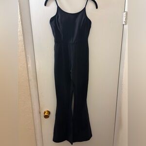 Black athletic jumpsuit
